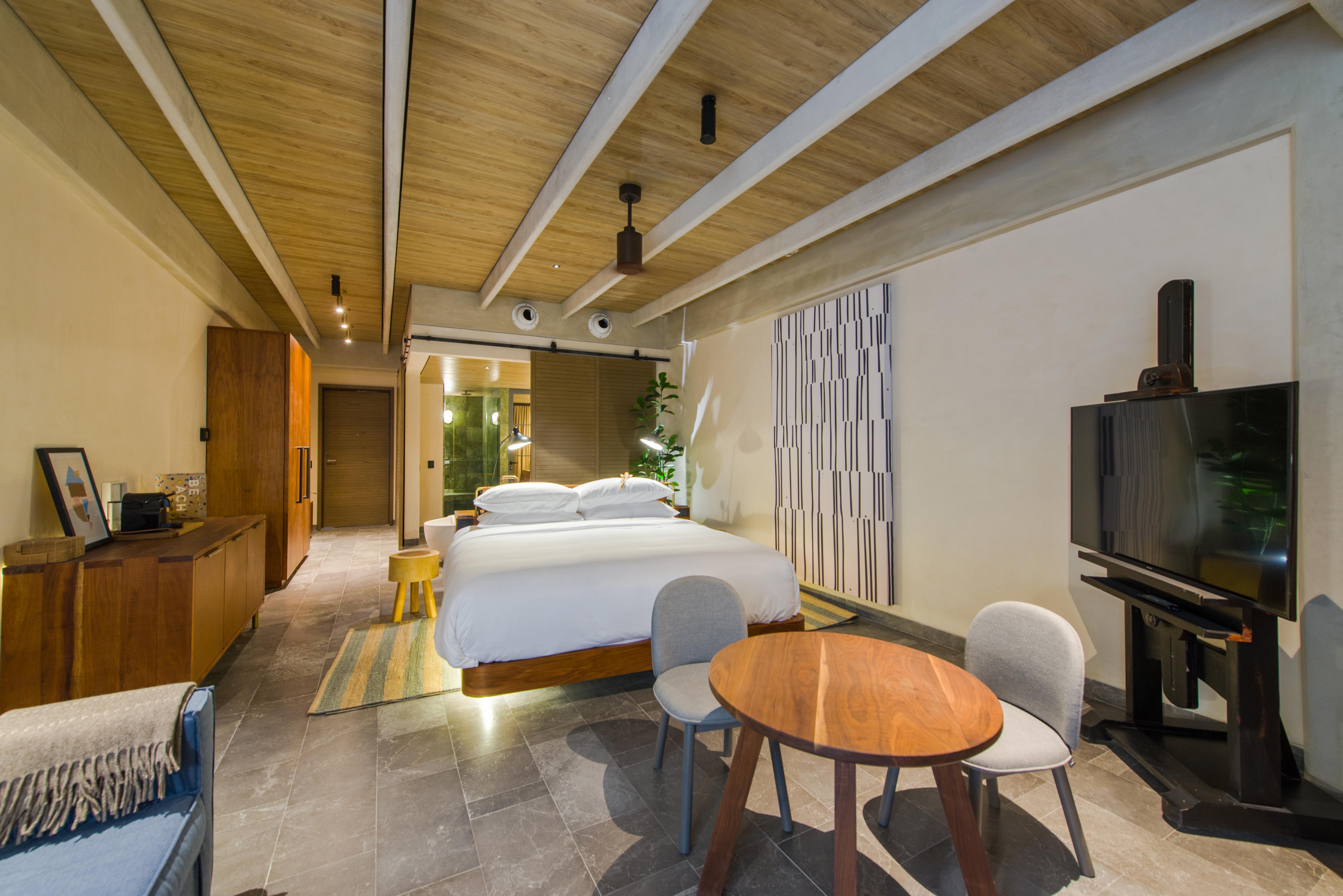 Hotel Atelier Playa Mujeres (Adults Only) Cancún Esterno foto A room at the hotel